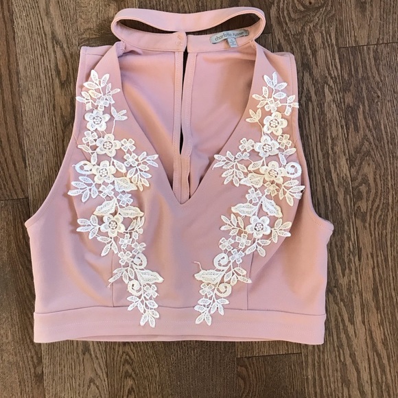 Charlotte Russe Tops - NWOT charlotte russe crop top